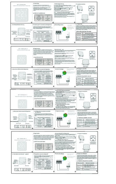 w EN MANUAL BOT R3W Digital Thermostat for Boiler